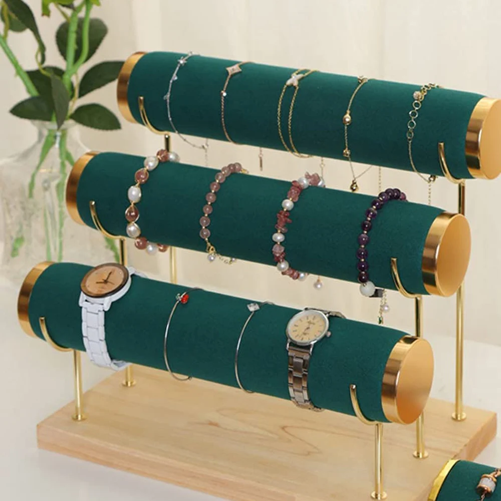 67NEW Detachable Bracelet Holder, Three Tier Racks Jewelry Display Stand, Stylish Velvet Wrist Watch Organizer, Beige
67NEW Detachable Bracelet Holder, Three Tier Racks Jewelry Display Stand, Stylish Velvet Wrist Watch Organizer, Beige