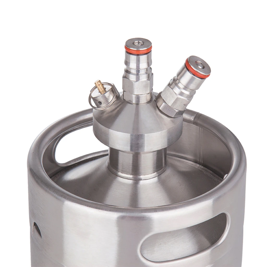 Growler Beer Spear Stainless Steel Craft Beer Keg Tap Dispenser with Pressure Valve for Homebrew Mini Keg Bar Kitchen
Growler Beer Spear Stainless Steel Craft Beer Keg Tap Dispenser with Pressure Valve for Homebrew Mini Keg Bar Kitchen