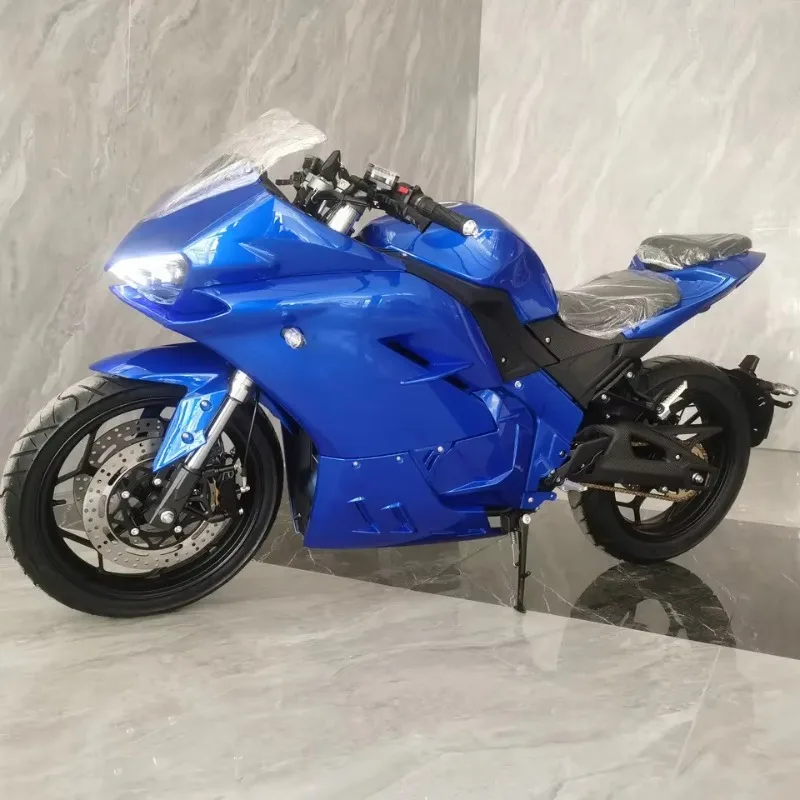 Racing Sport Electric Motorcycle 72V Voltage 150km/h Max Speed Motorbike
Racing Sport Electric Motorcycle 72V Voltage 150km/h Max Speed Motorbike
