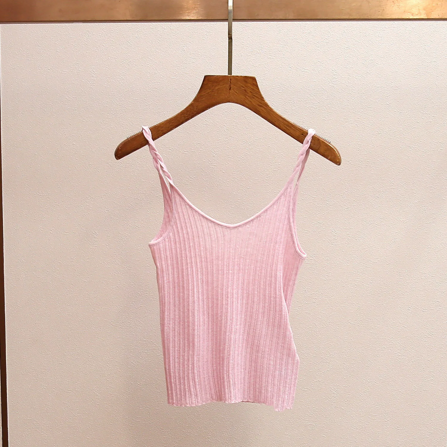 Sweet Pink Short Sleeve Women's Tank Top Threaded Strap Vest Breathable Cute Style Summer New Arrival Vacation Theme
Sweet Pink Short Sleeve Women's Tank Top Threaded Strap Vest Breathable Cute Style Summer New Arrival Vacation Theme