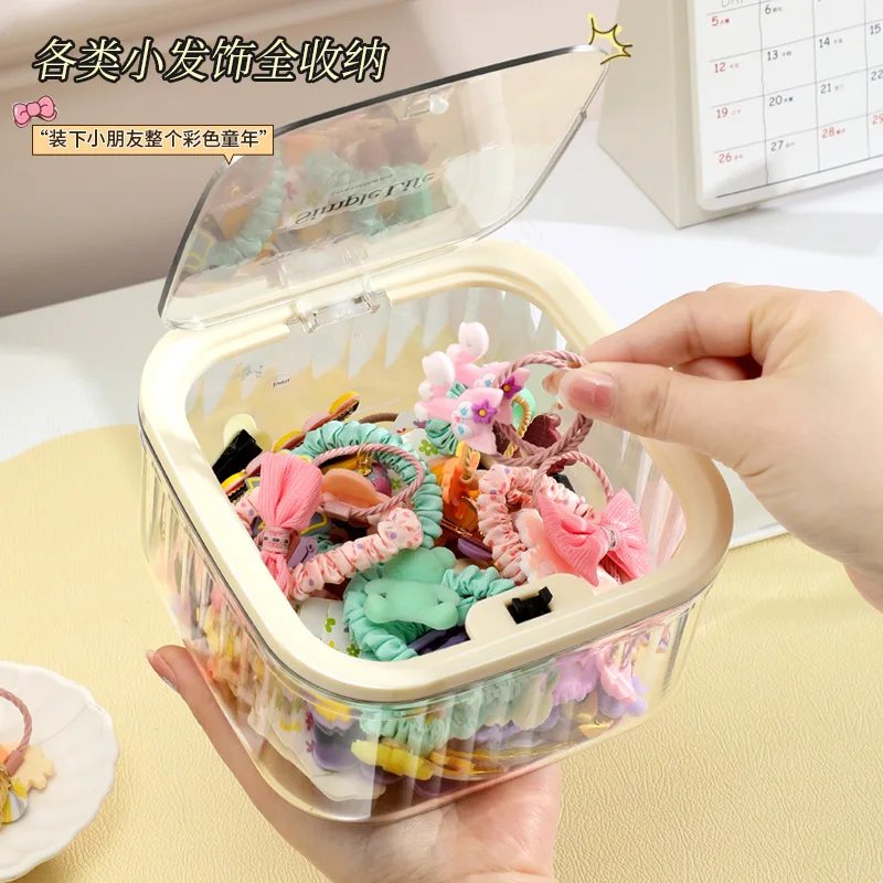 Pop-up Hair Accessories Organizer Box Clear Jewelry Storage Container for Rubber Bands Hairpins Necklaces Desktop Aesthetic Case
Pop-up Hair Accessories Organizer Box Clear Jewelry Storage Container for Rubber Bands Hairpins Necklaces Desktop Aesthetic Case