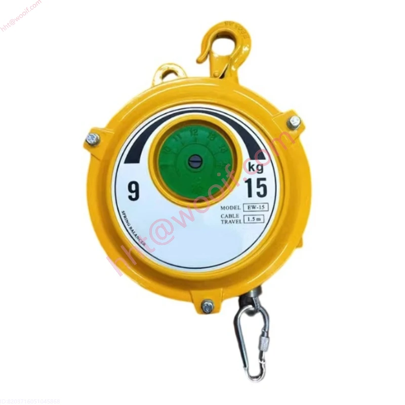 EW Spring Balancer - Extended Hook Load Lifter with Bidirectional Lock, Telescopic Balance Hanger for Lifting Assistance
EW Spring Balancer - Extended Hook Load Lifter with Bidirectional Lock, Telescopic Balance Hanger for Lifting Assistance