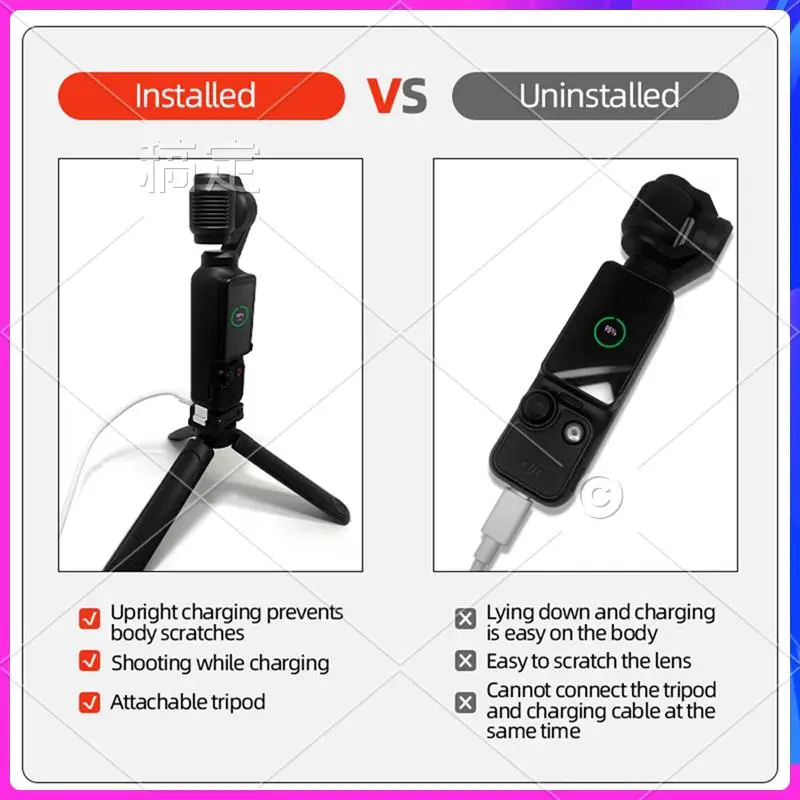 Разъем адаптера для крепления AP со штативом 1/4 Gimbal, быстроразъемный кронштейн для камеры, зарядная база для камеры DJI OSMO Pocket 3
Разъем адаптера для крепления AP со штативом 1/4 Gimbal, быстроразъемный кронштейн для камеры, зарядная база для камеры DJI OSMO Pocket 3