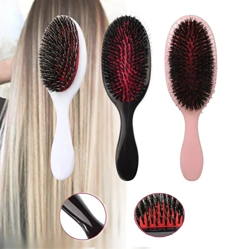 Oval Boar Bristle & Nylon Hair Combs 1PC Mini Anti-static Hair Scalp Massage Comb Hairs brushes Salon Care Brushes Styling Tools
Oval Boar Bristle & Nylon Hair Combs 1PC Mini Anti-static Hair Scalp Massage Comb Hairs brushes Salon Care Brushes Styling Tools