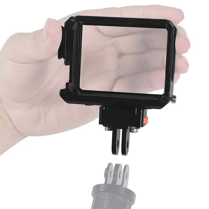 2-слотовая быстросъемная клетка для камеры из алюминиевого сплава, расширительная рамка с холодным башмаком для экшн-камеры Insta360 GO3 GO3S
2-слотовая быстросъемная клетка для камеры из алюминиевого сплава, расширительная рамка с холодным башмаком для экшн-камеры Insta360 GO3 GO3S