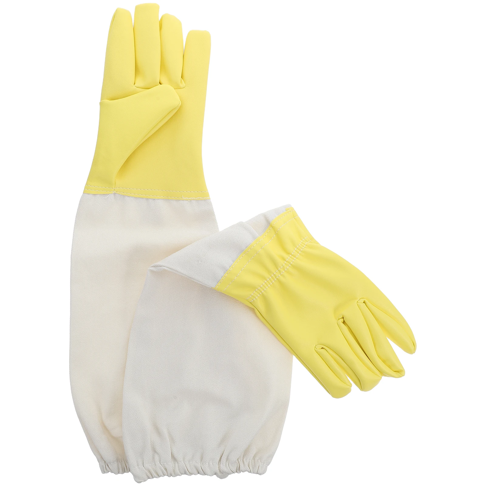 1 Pair Beekeeping Gloves Extended Long Sleeves Canvas White Skin Safety Gardening Thick PU Ventilation Work Gloves Men Women
1 Pair Beekeeping Gloves Extended Long Sleeves Canvas White Skin Safety Gardening Thick PU Ventilation Work Gloves Men Women