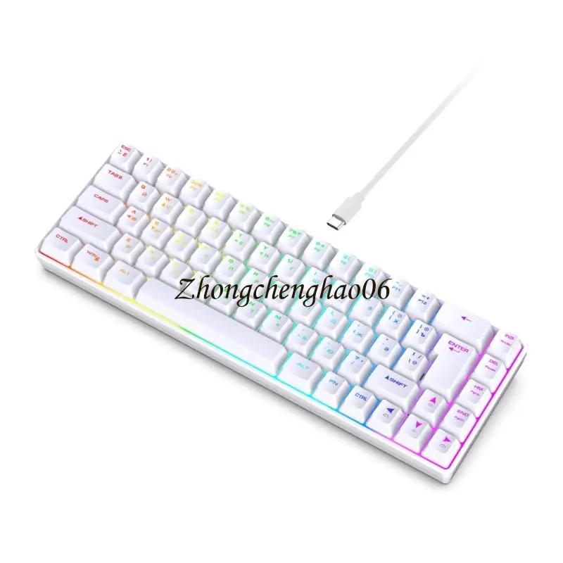 68Key Keyboard Support Color Backlits Game Keyboard Corded Membrane Keyboards 601F
68Key Keyboard Support Color Backlits Game Keyboard Corded Membrane Keyboards 601F