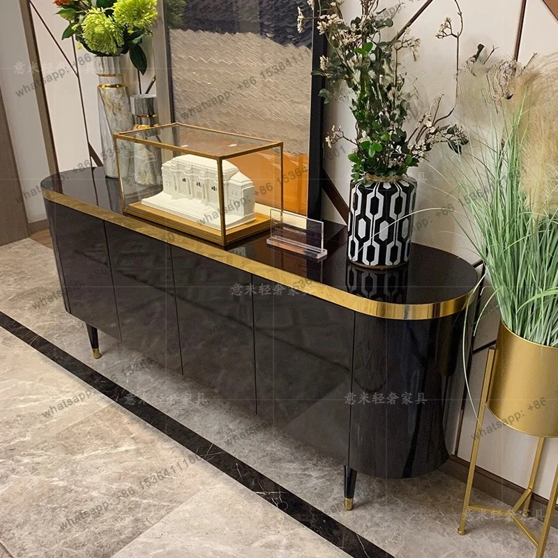 yj5 Italian light luxury living room TV cabinet modern simple model house luxury house gold silk ebony customization
yj5 Italian light luxury living room TV cabinet modern simple model house luxury house gold silk ebony customization