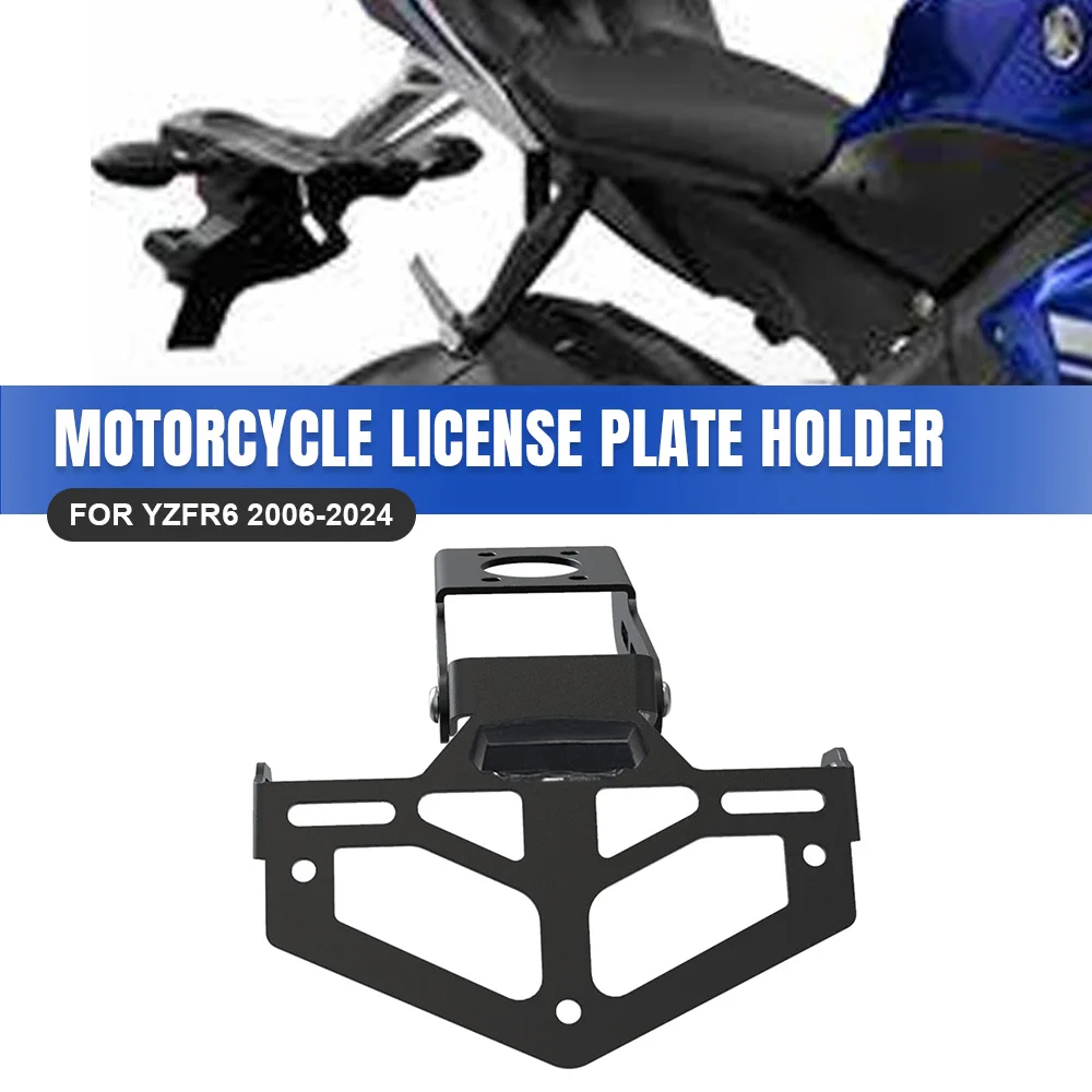 Motorcycle Accessories For YAMAHA YZF-R6 YZF R6 YZFR6 2006-2021 2022 2023 2024 Rear License Plate Holder Number Plate Bracket
Motorcycle Accessories For YAMAHA YZF-R6 YZF R6 YZFR6 2006-2021 2022 2023 2024 Rear License Plate Holder Number Plate Bracket