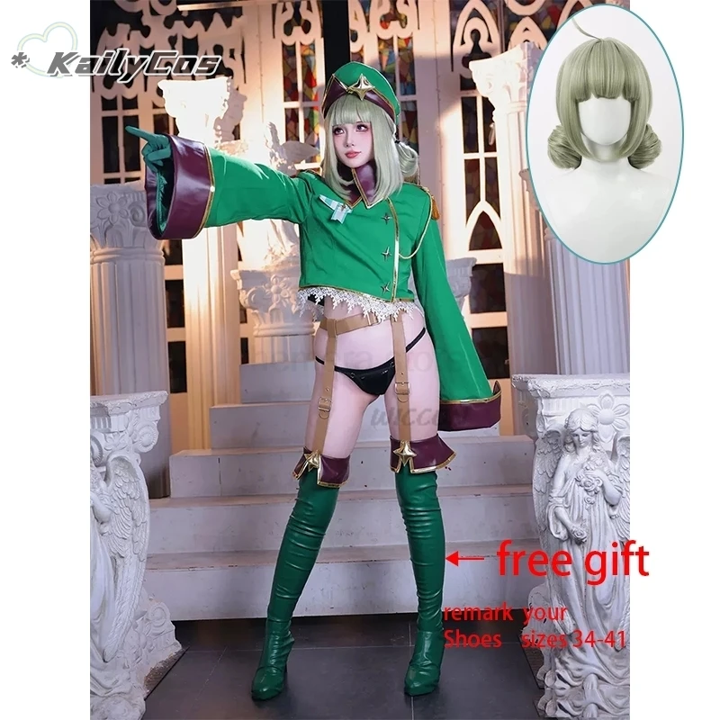 Костюм аниме Gushing Over Magical Girls Araga Kiwi, парик для косплея, леопардовая военная форма, шляпа, обувь Enormeeta, вечеринка на Хэллоуин
Костюм аниме Gushing Over Magical Girls Araga Kiwi, парик для косплея, леопардовая военная форма, шляпа, обувь Enormeeta, вечеринка на Хэллоуин