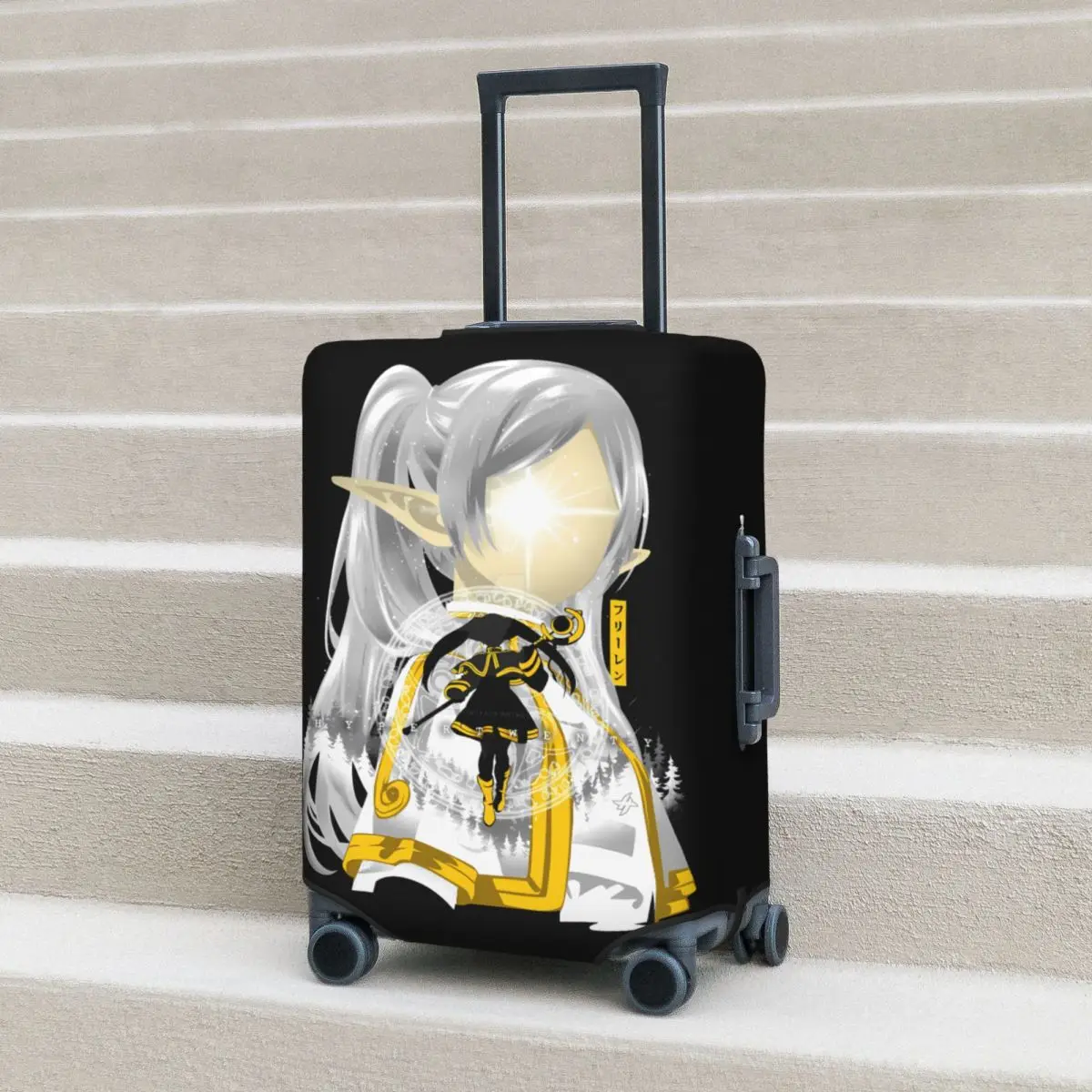 Frieren Beyond Journey's End Suitcase Cover Business Protection Flight Strectch Luggage Supplies
Frieren Beyond Journey's End Suitcase Cover Business Protection Flight Strectch Luggage Supplies