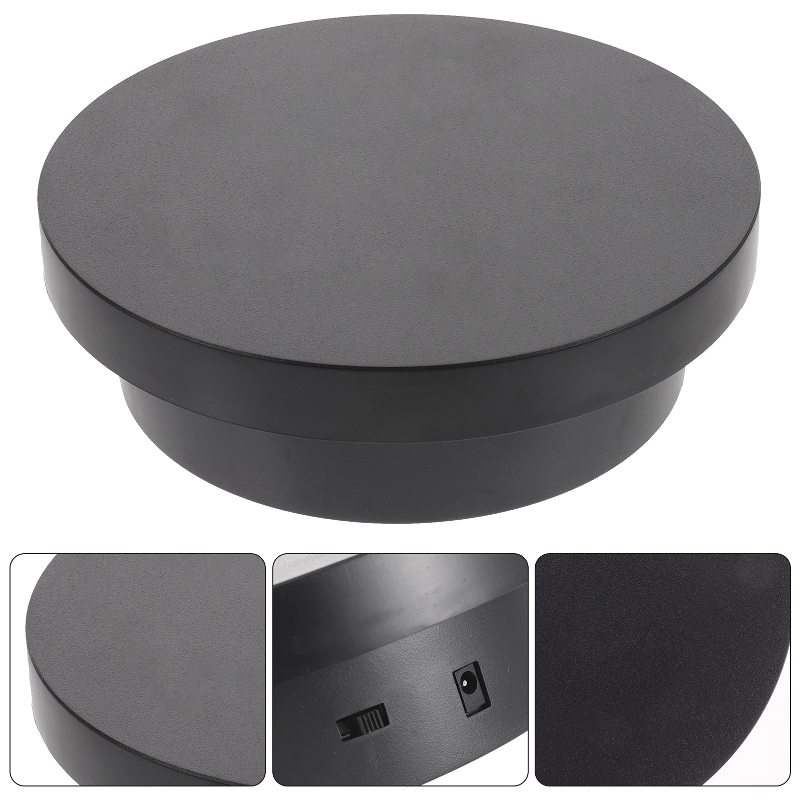 Rotating Display Stand Carousel Platform Mute Turntables Earring Jewelry Stands Black Organizer
Rotating Display Stand Carousel Platform Mute Turntables Earring Jewelry Stands Black Organizer