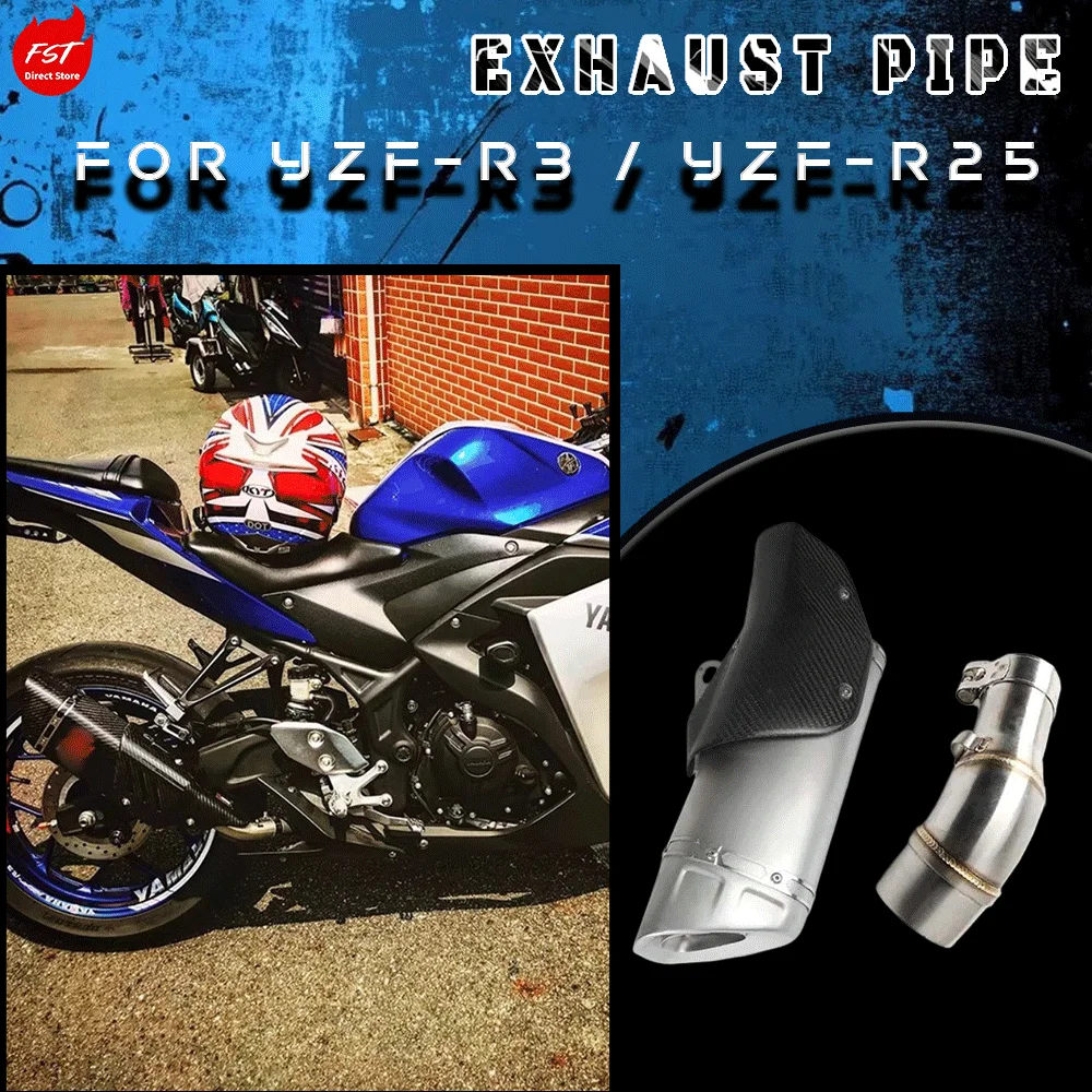 Fits Yamaha MT03, R3, R25 | Modified Exhaust Pipe, Header, Mid & Rear Section, Full Systems for Akrapovic AR, SC, Yoshimura
Fits Yamaha MT03, R3, R25 | Modified Exhaust Pipe, Header, Mid & Rear Section, Full Systems for Akrapovic AR, SC, Yoshimura