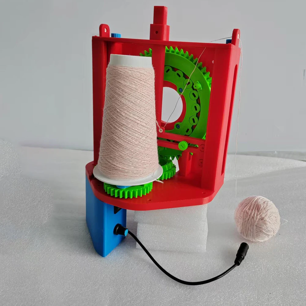 Electric Wool Ball Winder 3D Printed Automatic Yarn Rewinder Household Knitting Crochet Thread Winding Tool Only For Wool Use
Electric Wool Ball Winder 3D Printed Automatic Yarn Rewinder Household Knitting Crochet Thread Winding Tool Only For Wool Use