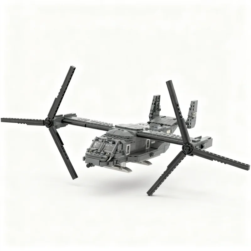 863pcs MOC Bell Boeing CV 22 Osprey Creator Model Building Blocks Construction Toy Christmas Gifts DIY Creative Idea Education
863pcs MOC Bell Boeing CV 22 Osprey Creator Model Building Blocks Construction Toy Christmas Gifts DIY Creative Idea Education