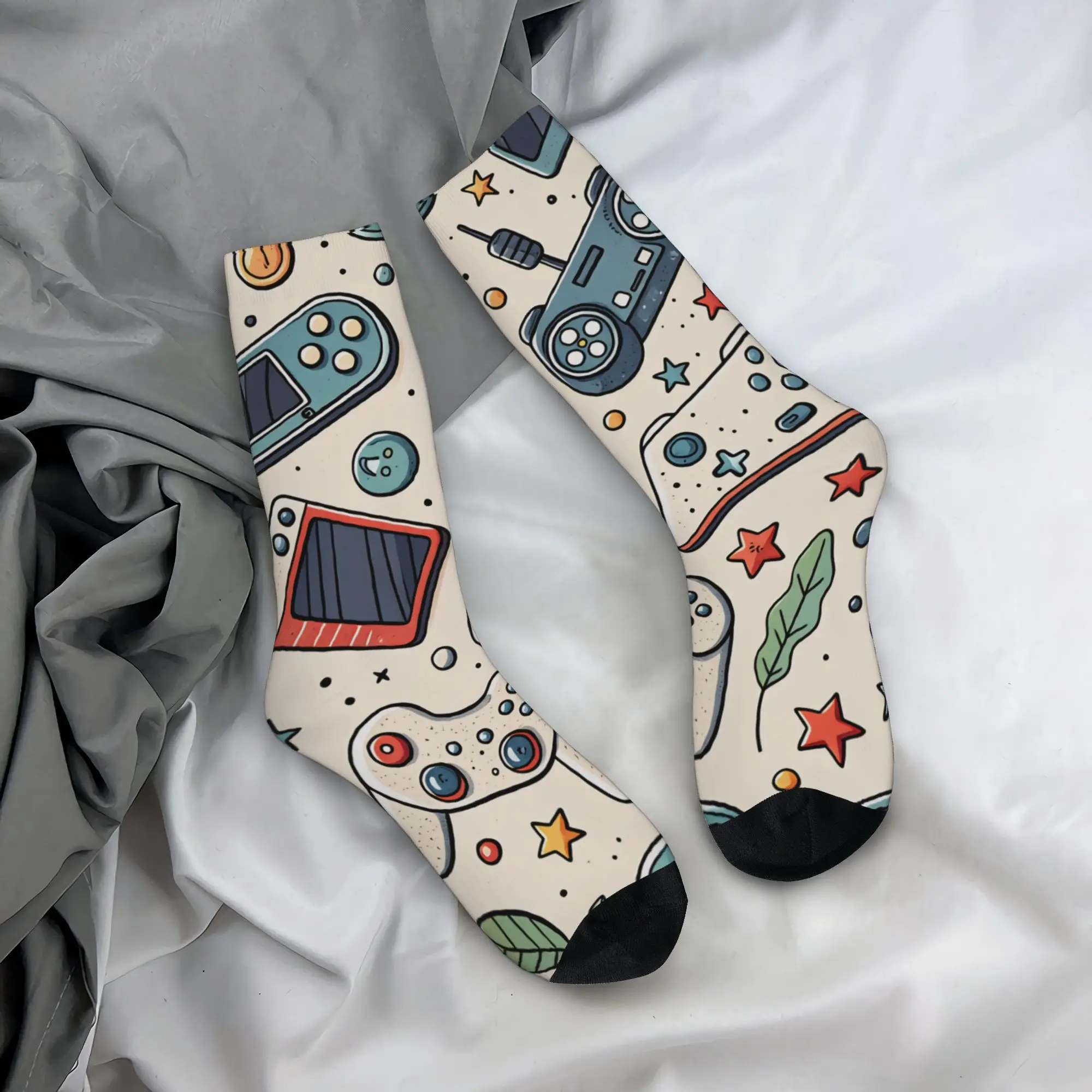 The Evolution of Video Game Stockings Women Men Socks Soft Casual Socks Autumn Skateboard Non Slip Design Socks Gift
The Evolution of Video Game Stockings Women Men Socks Soft Casual Socks Autumn Skateboard Non Slip Design Socks Gift