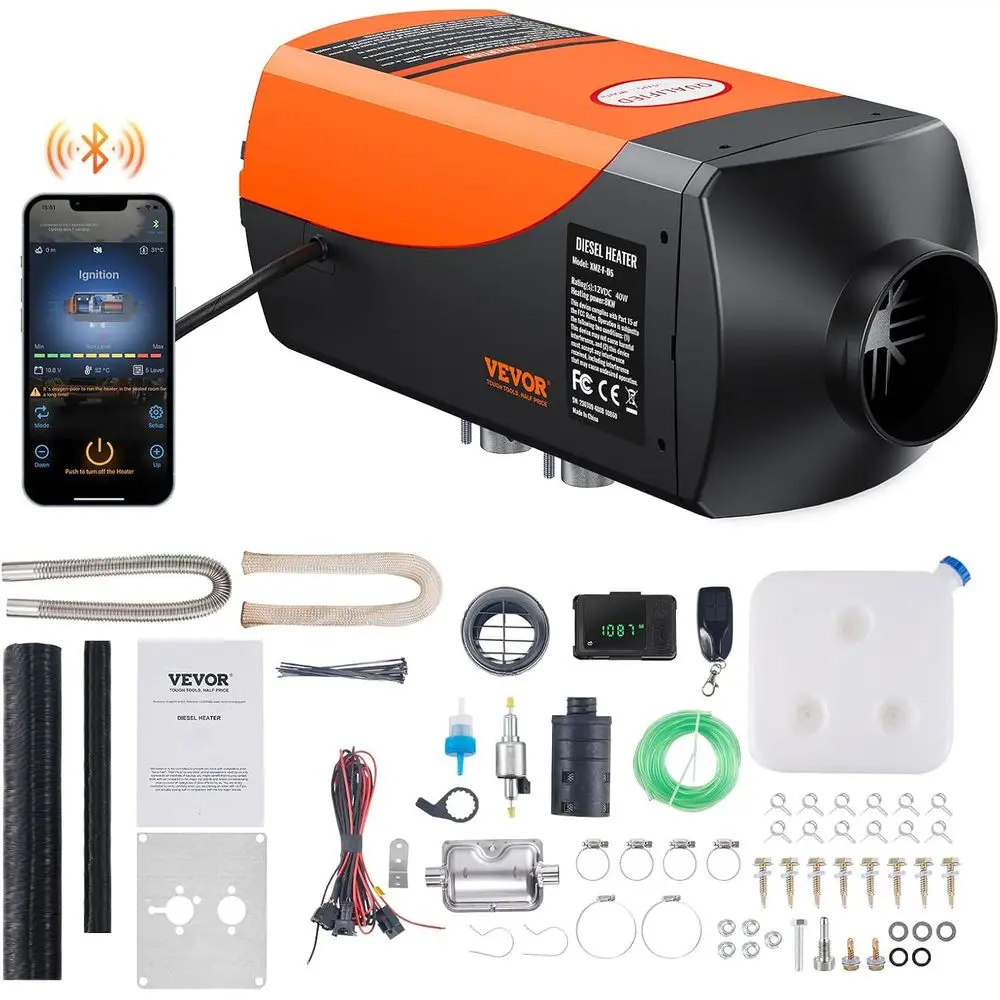 8KW eater, Parking eater witAutomatic Altitude Adjustment, Max 18045 t, luetootApp Control Air eater, Remote Control and LCD, or
8KW eater, Parking eater witAutomatic Altitude Adjustment, Max 18045 t, luetootApp Control Air eater, Remote Control and LCD, or