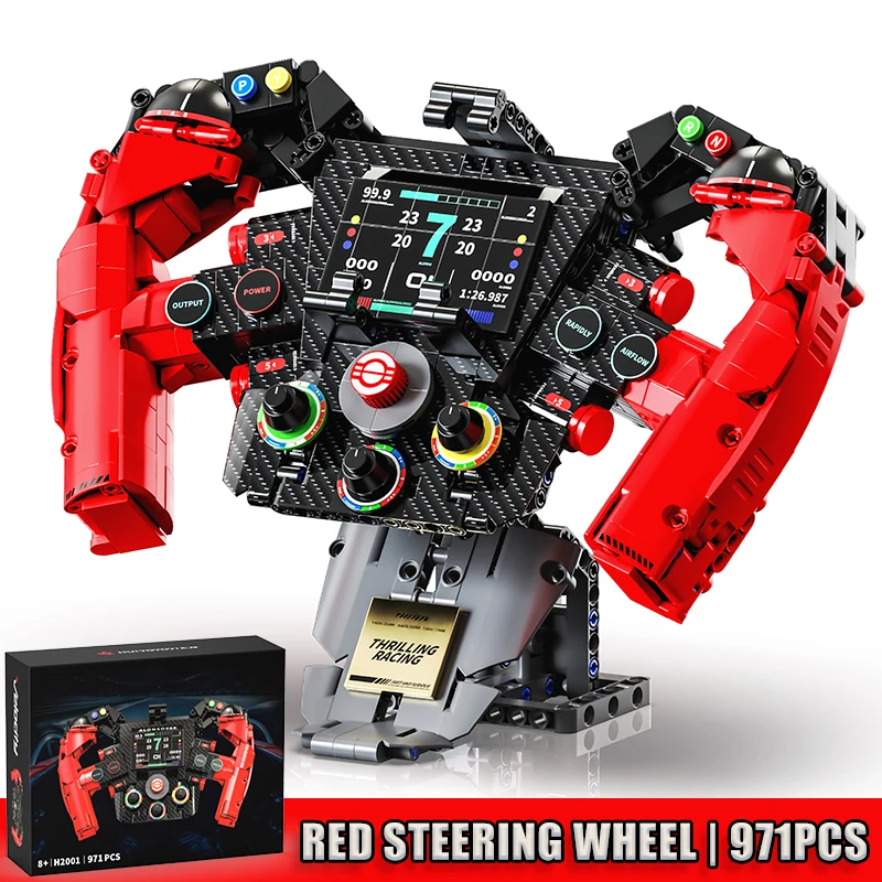 Technical Famous Sport Car Steering Wheel Building Blocks Technology Racing Wheel Phone Holder Assembly Collection Toys Boy Gift
Technical Famous Sport Car Steering Wheel Building Blocks Technology Racing Wheel Phone Holder Assembly Collection Toys Boy Gift