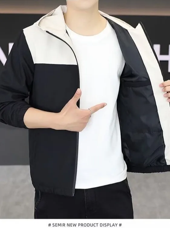 Casual Hooded Jaet Men's Spring Autumn Windproof Outdoor Color Blo Faionable Downproof Polyester Fiber Long Sve Zipper
Casual Hooded Jaet Men's Spring Autumn Windproof Outdoor Color Blo Faionable Downproof Polyester Fiber Long Sve Zipper