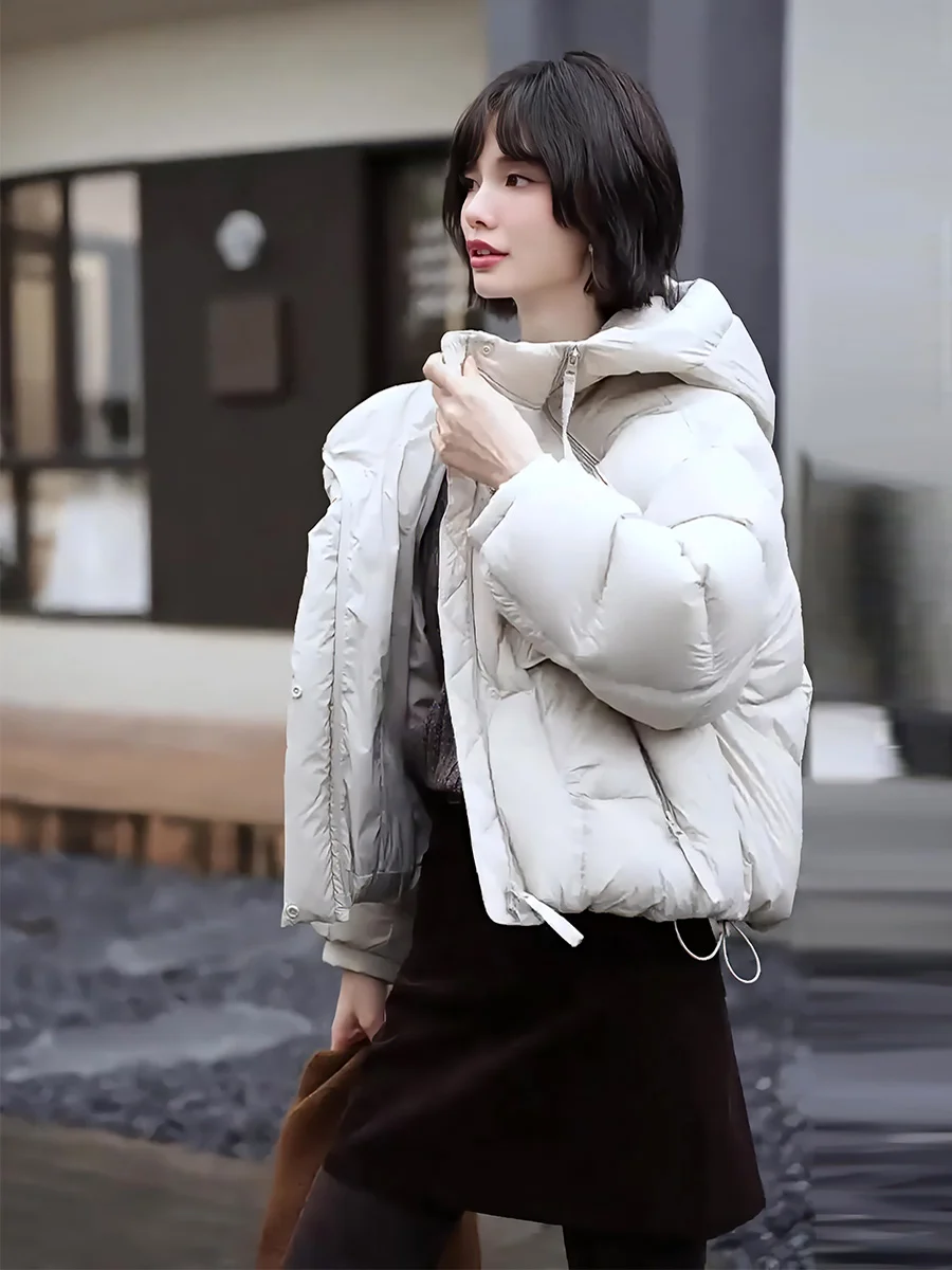 Women's ort White Du down Jaet Winter Warm Coat Trendy Color Hat Design Commute Sle Thiened Cold Proof
Women's ort White Du down Jaet Winter Warm Coat Trendy Color Hat Design Commute Sle Thiened Cold Proof