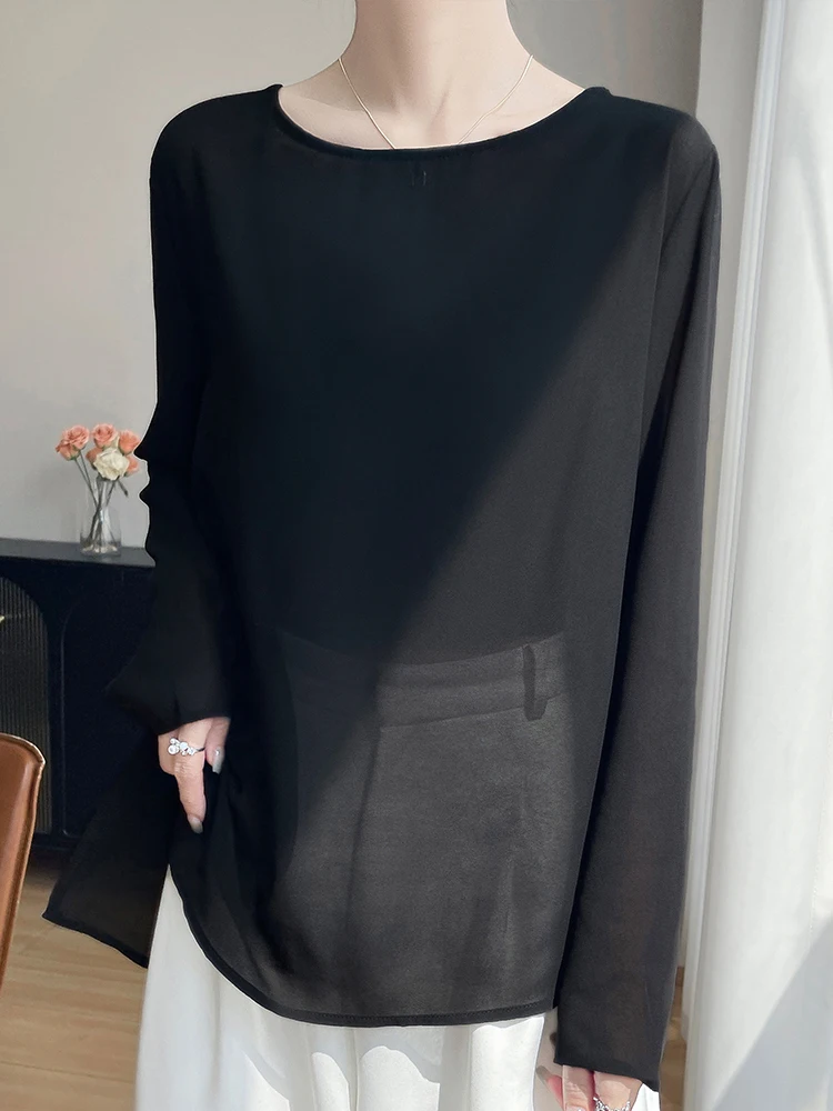 Модный женский вязаный свитер с круглым вырезом и длинными рукавами, свободный крой, универсальный, стройнящий, трендовый, лето 2025, для повседневной носки
Модный женский вязаный свитер с круглым вырезом и длинными рукавами, свободный крой, универсальный, стройнящий, трендовый, лето 2025, для повседневной носки