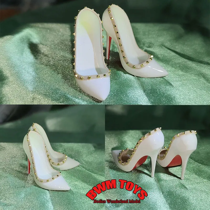 In Stock 1/6 Scale Female Soldier Sharp Pointed Shallow Mouth Rivet High-heeled Shoes For 12inch Action Figure Doll
In Stock 1/6 Scale Female Soldier Sharp Pointed Shallow Mouth Rivet High-heeled Shoes For 12inch Action Figure Doll