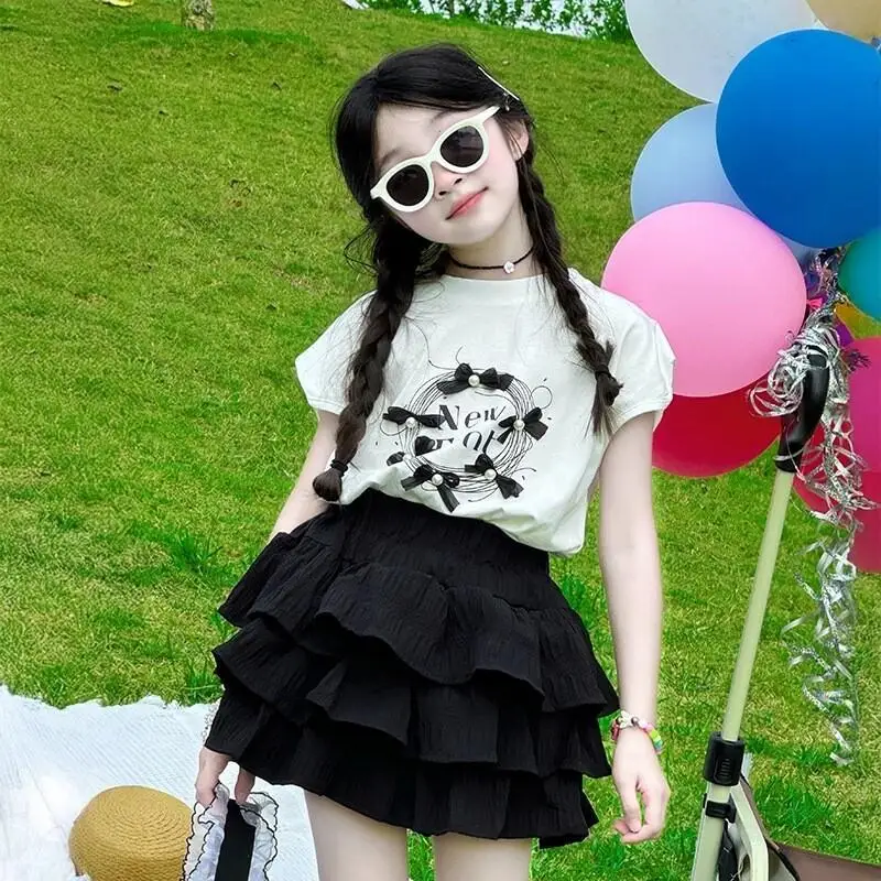Children's Clothing Spring And Summer Clothing Girls Summer Two Piece Set Cotton Older Girls Summer School Style New Stylish
Children's Clothing Spring And Summer Clothing Girls Summer Two Piece Set Cotton Older Girls Summer School Style New Stylish