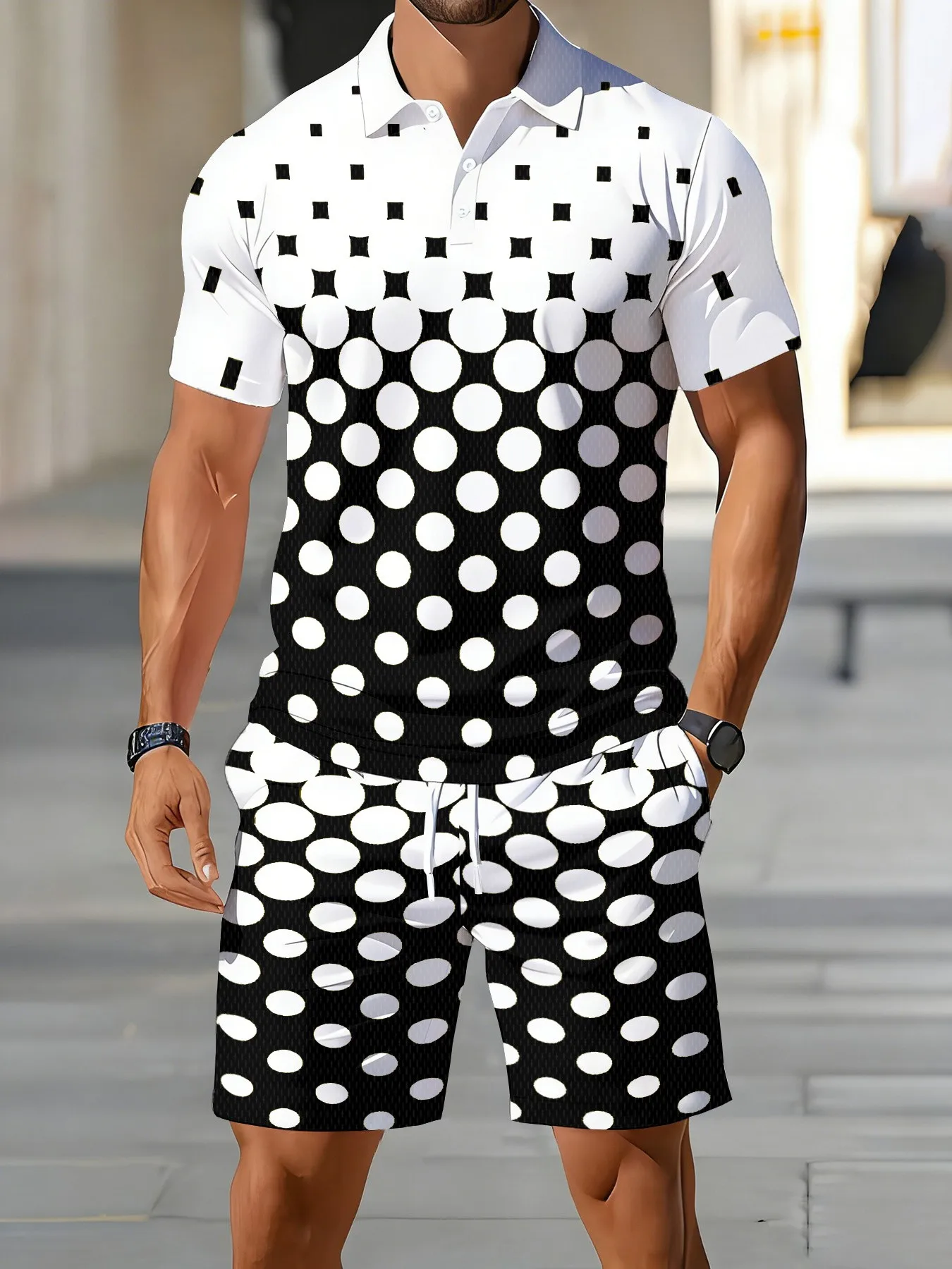 2026 Summer New Design American Men's Short-Sleeved Polo Shirt Set - Street Fashion Soft and Comfortable 3D Pattern Print
2026 Summer New Design American Men's Short-Sleeved Polo Shirt Set - Street Fashion Soft and Comfortable 3D Pattern Print