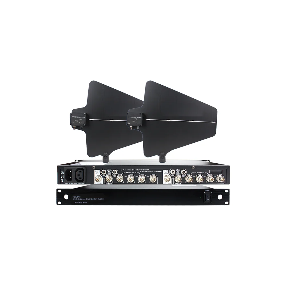 UA845 Antenna Distribution System Signal Amplifier Splitter 5 Channel Combiner UHF Antenna Power Distribution 500-950 MHz
UA845 Antenna Distribution System Signal Amplifier Splitter 5 Channel Combiner UHF Antenna Power Distribution 500-950 MHz