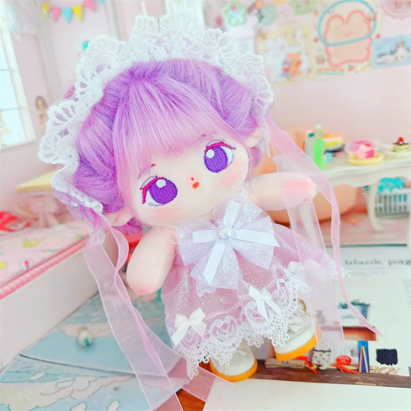 Kawaii Purple Bow Dress Suit Plush Idol Doll for 20cm DIY Clothes Accessory Cute Soft Stuffed Idol Cotton Dolls for Girls Gifts
Kawaii Purple Bow Dress Suit Plush Idol Doll for 20cm DIY Clothes Accessory Cute Soft Stuffed Idol Cotton Dolls for Girls Gifts