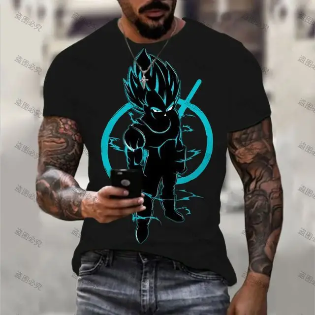 Goku Dragon Ball Z Men's T Shirt Vegeta Streetwear Trend GYM Y2K Harajuku Summer O-collar Anime Saiyan Short Sleeved Oversized
Goku Dragon Ball Z Men's T Shirt Vegeta Streetwear Trend GYM Y2K Harajuku Summer O-collar Anime Saiyan Short Sleeved Oversized
