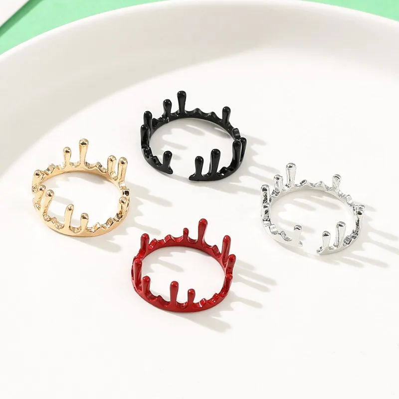 Halloween Horror Vampire Cut Fake Blood Mark Ring, Personalized Men Bleeding Open Ring
Halloween Horror Vampire Cut Fake Blood Mark Ring, Personalized Men Bleeding Open Ring