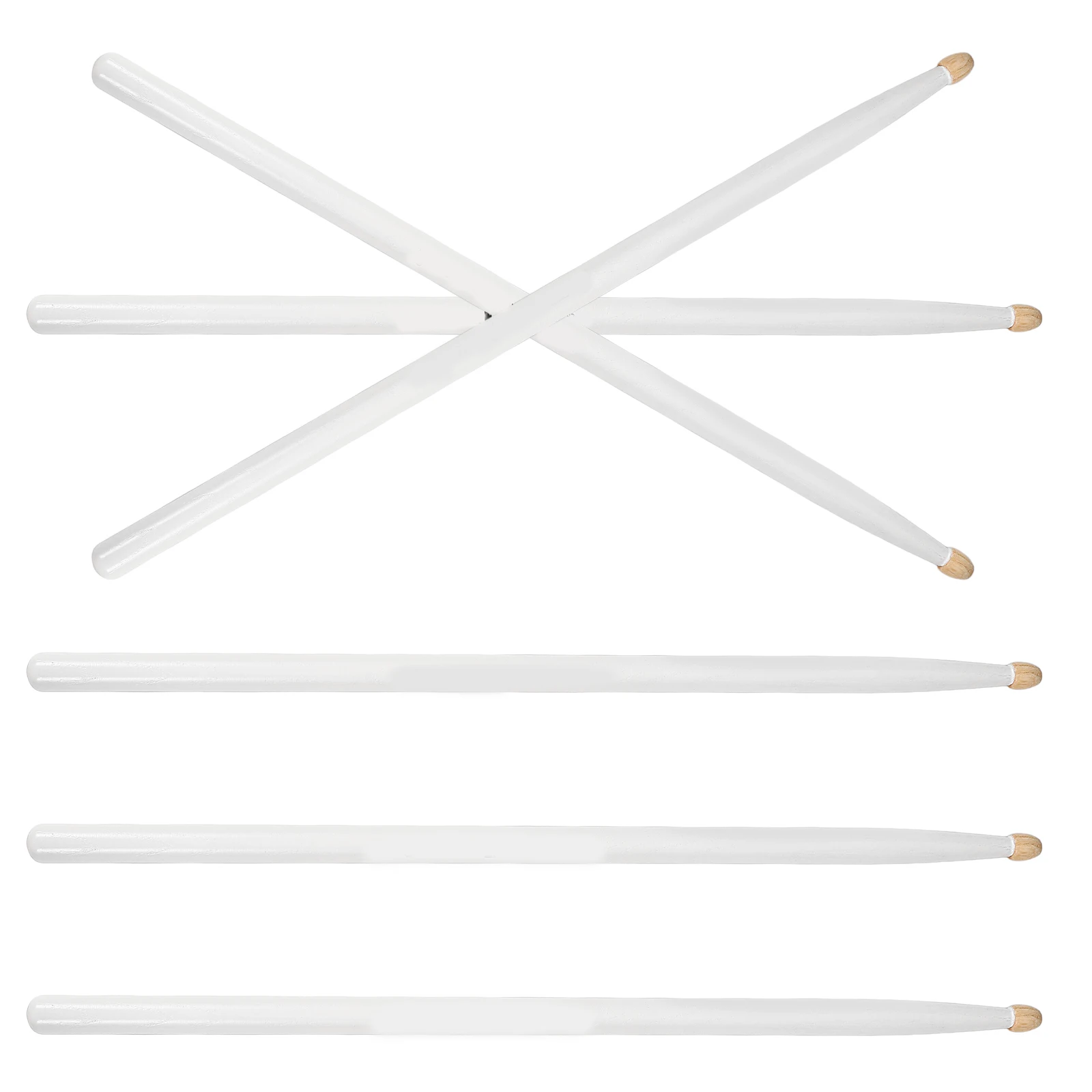 3 Pairs White Walnut Drumsticks Comfortable Versatile Use Daily Practice Concerts Band Stylish
3 Pairs White Walnut Drumsticks Comfortable Versatile Use Daily Practice Concerts Band Stylish