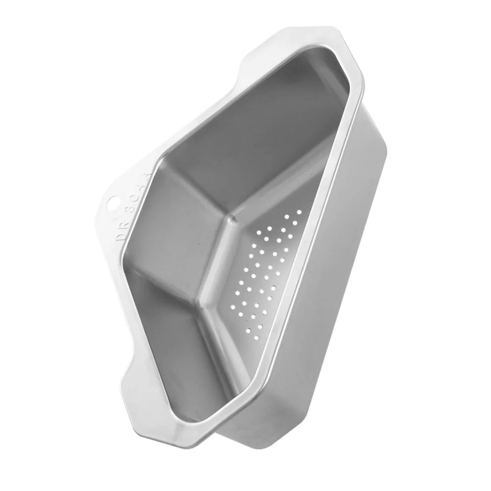 Stainless Steel Sink Drain Basket Household Corner Strainer Kitchen Gadget Cutlery Storage Water Drainage Dual Function Triangle
Stainless Steel Sink Drain Basket Household Corner Strainer Kitchen Gadget Cutlery Storage Water Drainage Dual Function Triangle