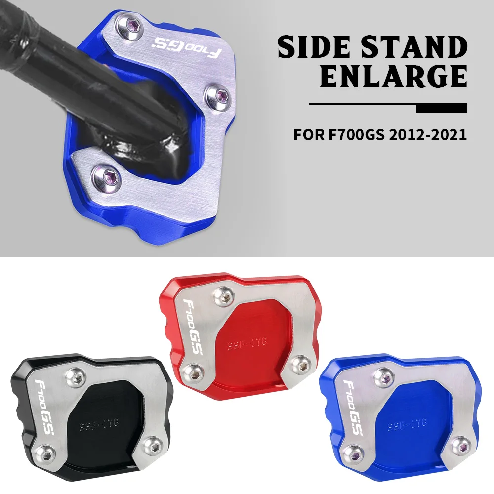 CNC Motorcycle Foot Side Stand Pad Plate FOR BMW F700GS 2012-2021 Kickstand Enlarger Support Extension Enlarged Base Anti-skid
CNC Motorcycle Foot Side Stand Pad Plate FOR BMW F700GS 2012-2021 Kickstand Enlarger Support Extension Enlarged Base Anti-skid