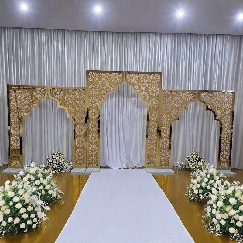 Gold Wedding Arch Backdrop Birthday Events Decor Stainless Steel Backdrop Stand Wedding Ceremony Arch
Gold Wedding Arch Backdrop Birthday Events Decor Stainless Steel Backdrop Stand Wedding Ceremony Arch