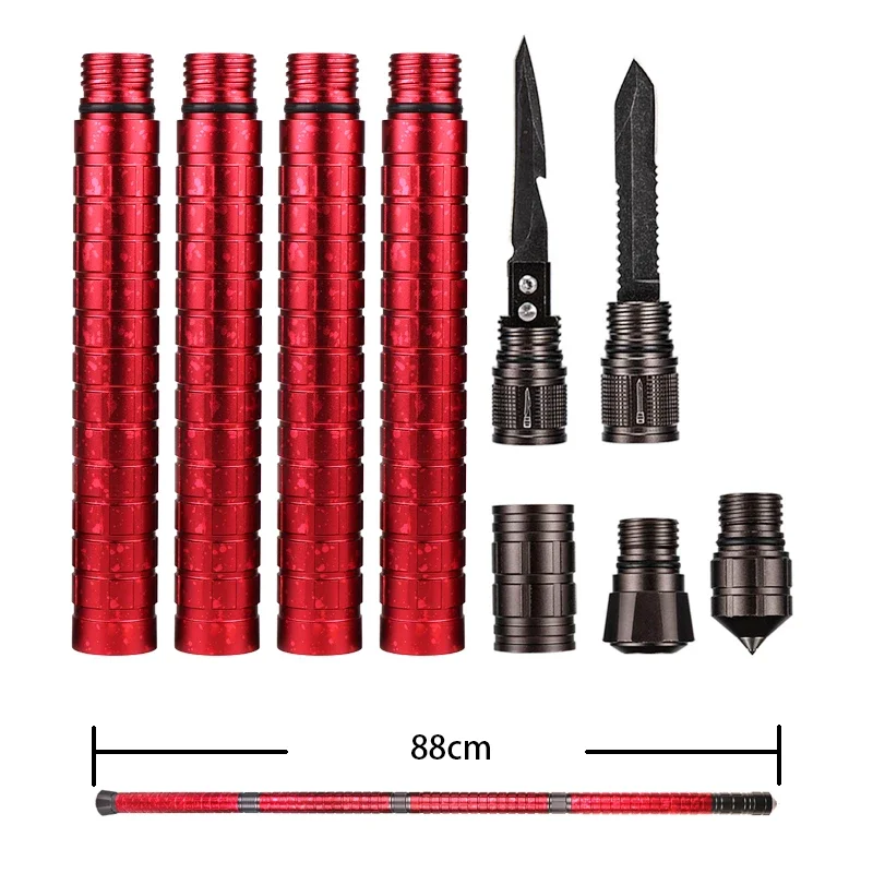 Tactical Walking Stick Multitool Self-Defense Trekking Hiking Poles Gear Multifunctional Survival Accessory
Tactical Walking Stick Multitool Self-Defense Trekking Hiking Poles Gear Multifunctional Survival Accessory