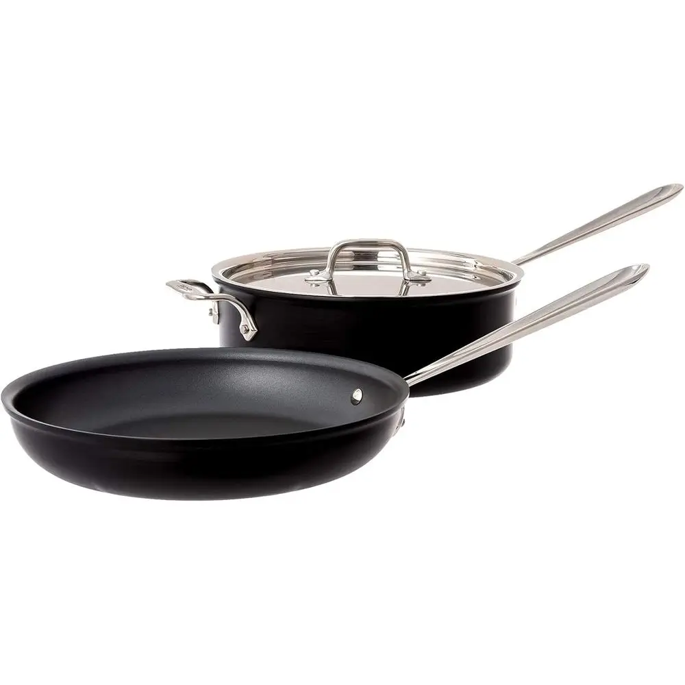 3-Piece Nonstick Cookware Set: 10 Frying Pan, 4 Qt. Sauté Pan with Lid
3-Piece Nonstick Cookware Set: 10 Frying Pan, 4 Qt. Sauté Pan with Lid
