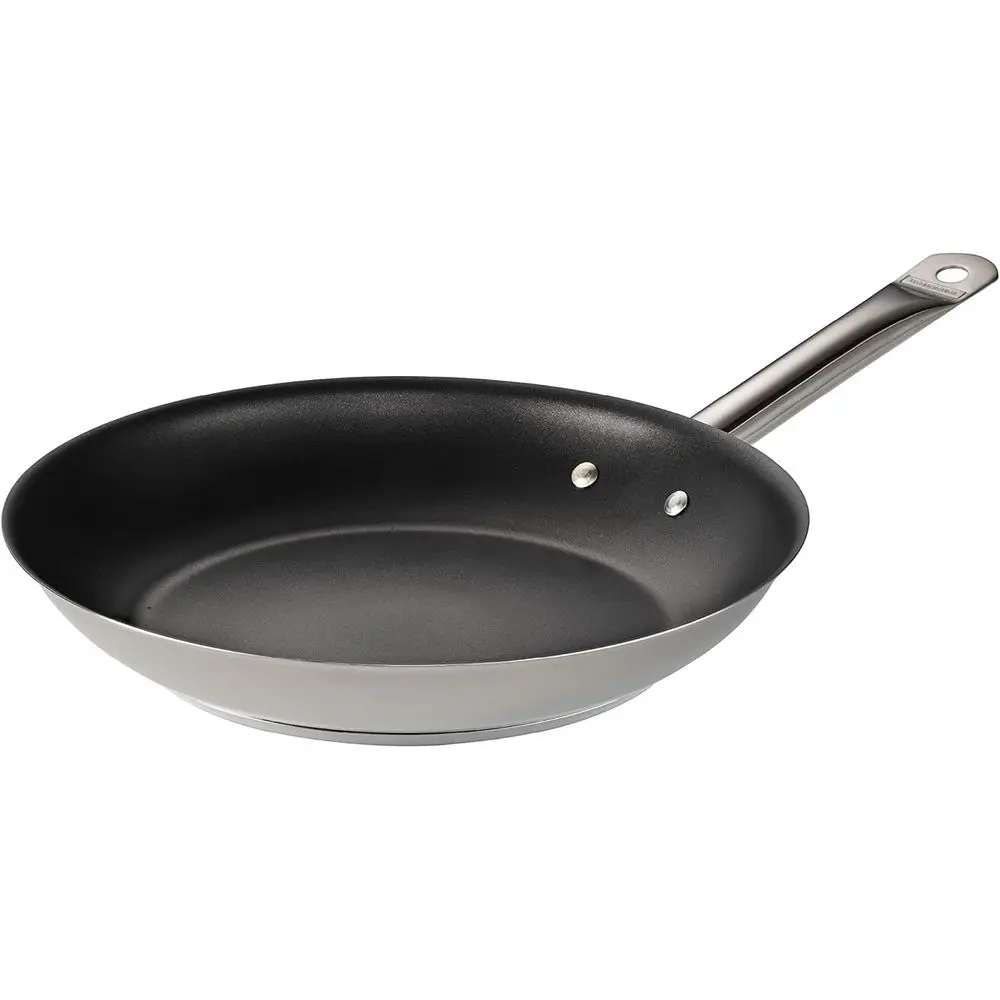 12-Inch Large Non-Stick Tri-Ply Stainless Steel Skillet with Reinforced Coating, Dishwasher and Oven Safe
12-Inch Large Non-Stick Tri-Ply Stainless Steel Skillet with Reinforced Coating, Dishwasher and Oven Safe
