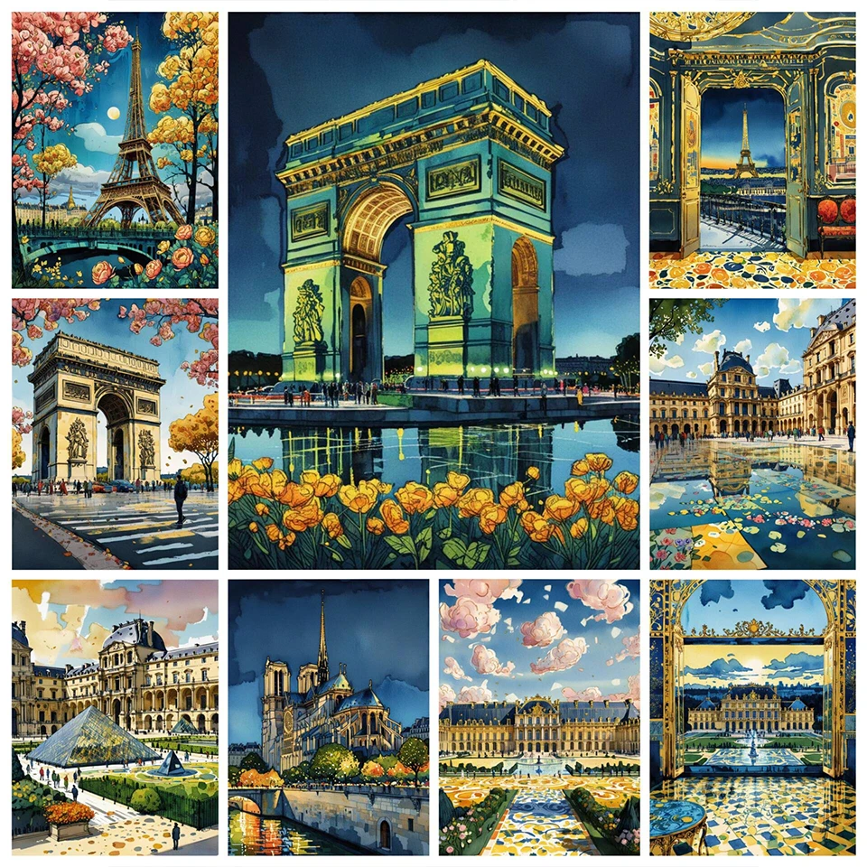 Diy 5d Diamond Painting Sale of Parisian Scenery Picture Full Mosaic Rhinestone Embroidery Kids Gift Wall Decor
Diy 5d Diamond Painting Sale of Parisian Scenery Picture Full Mosaic Rhinestone Embroidery Kids Gift Wall Decor