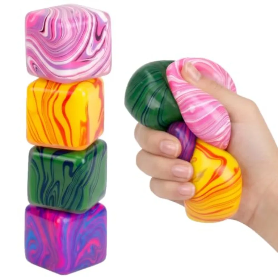 New product tasting price 4 Pack Cube Stress Balls, Slow Rising Squishy Toys for Adults,Sensory Fidget Toy for Stress Relief, C
New product tasting price 4 Pack Cube Stress Balls, Slow Rising Squishy Toys for Adults,Sensory Fidget Toy for Stress Relief, C
