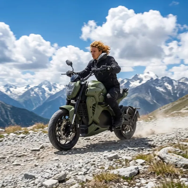 High Speed Electric Racing Motorcycle 72V Off Road Electric Sportbike 5000/10000W Powerful Moto Electrica Two Wheel E Dirt Moto
High Speed Electric Racing Motorcycle 72V Off Road Electric Sportbike 5000/10000W Powerful Moto Electrica Two Wheel E Dirt Moto