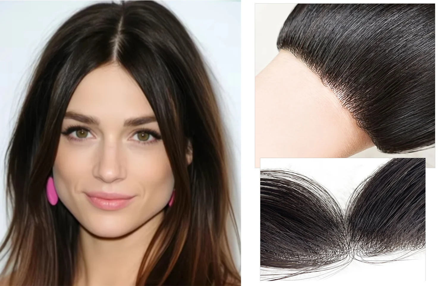 OCK 100% Human Hair, 1*6 Women's Hairline Hair Patch, Ultra-thin PU Base, Natural Invisible Hair Topper
OCK 100% Human Hair, 1*6 Women's Hairline Hair Patch, Ultra-thin PU Base, Natural Invisible Hair Topper