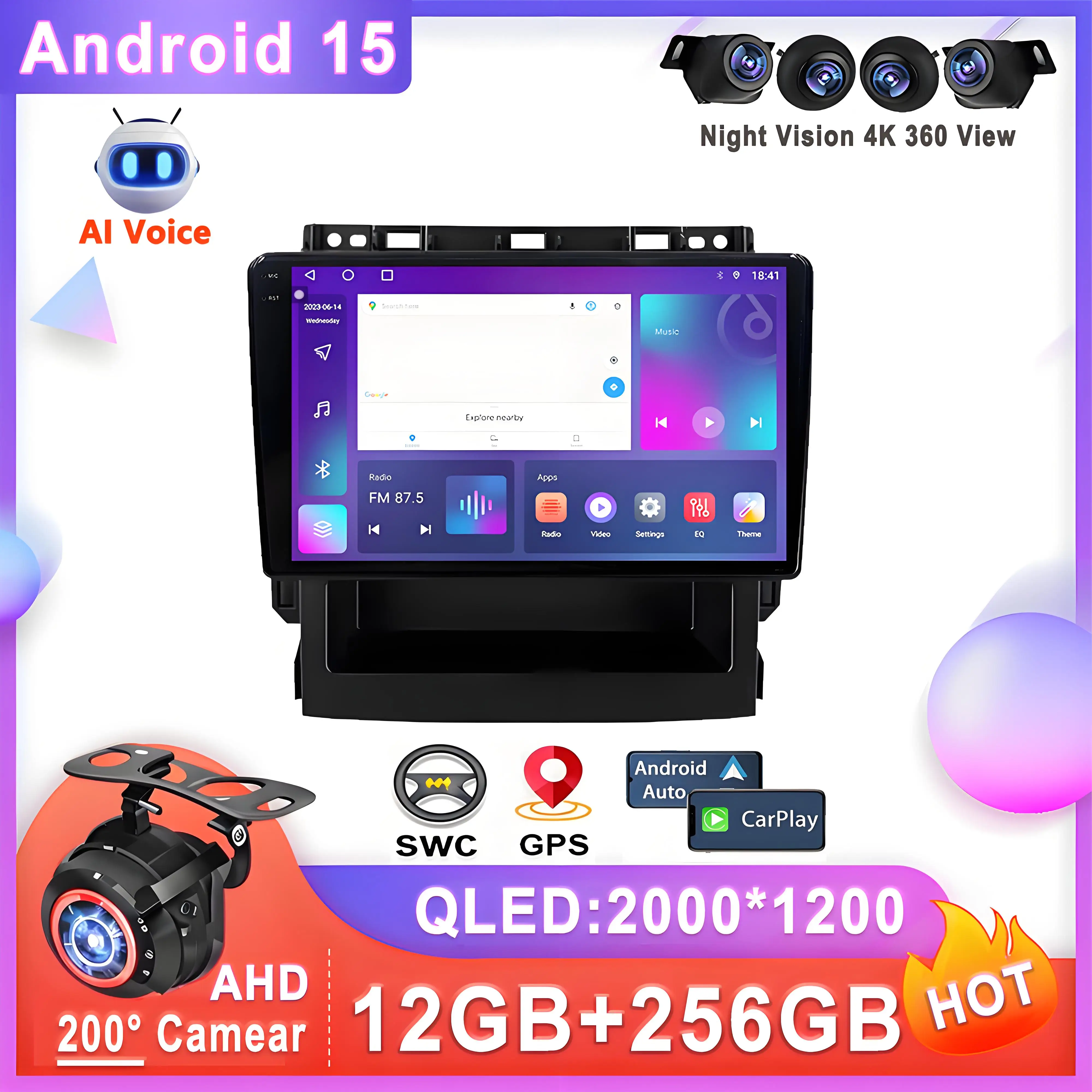 For Subaru Forester 5 Impreza 5 2018 - 2023 Car Radio Android 15 Stereo Multimedia Player No 2din DVD 5G 2K Player Navigation
For Subaru Forester 5 Impreza 5 2018 - 2023 Car Radio Android 15 Stereo Multimedia Player No 2din DVD 5G 2K Player Navigation