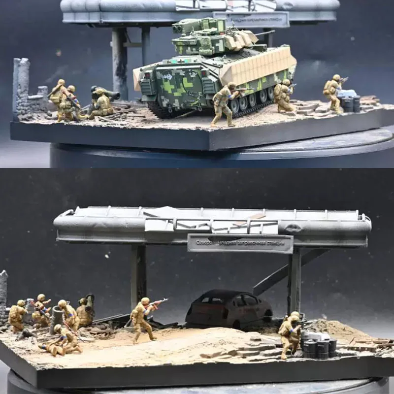 72364 1/72 Scale Special Squad-9 Soldiers Simulation Resin Model Collcetion Static Display Suitable For Tank Scenes
72364 1/72 Scale Special Squad-9 Soldiers Simulation Resin Model Collcetion Static Display Suitable For Tank Scenes