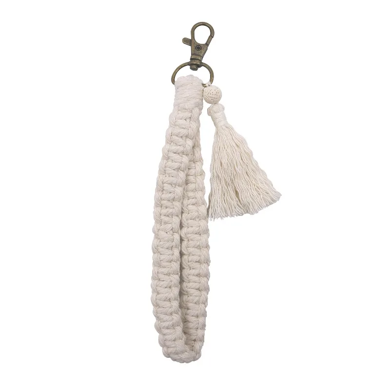 Women Keyring Holder Tassel Wrist Lanyard Keychain Handmade Wristband Bracelet Wristlet 1Pcs 20x8cm
Women Keyring Holder Tassel Wrist Lanyard Keychain Handmade Wristband Bracelet Wristlet 1Pcs 20x8cm