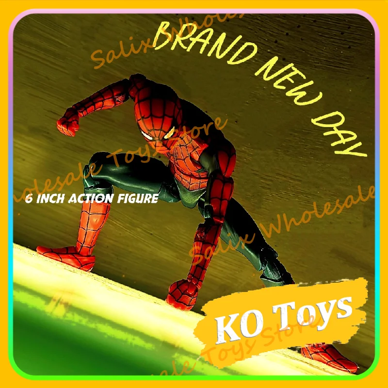 New Ko Toys Spider-Man Brand New Day 6 Inch Action Figure Marvel Legends Collectible Figure Action Figure Collection Model Toys
New Ko Toys Spider-Man Brand New Day 6 Inch Action Figure Marvel Legends Collectible Figure Action Figure Collection Model Toys