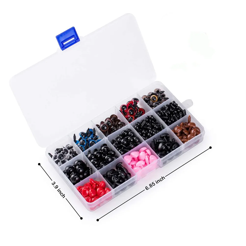 1Pack Plastic Eyes Accessories Premium Screw Thread Colored Animal Eyes Kit for DIY Crochet Crafts Supplies Mixed Colors
1Pack Plastic Eyes Accessories Premium Screw Thread Colored Animal Eyes Kit for DIY Crochet Crafts Supplies Mixed Colors