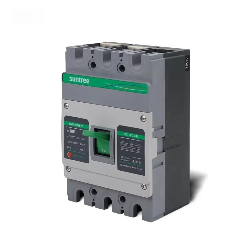 DC MCCB Solar Breaker Rail Mountable 2 Pole 250a DC Molded case Circuit Breaker
DC MCCB Solar Breaker Rail Mountable 2 Pole 250a DC Molded case Circuit Breaker