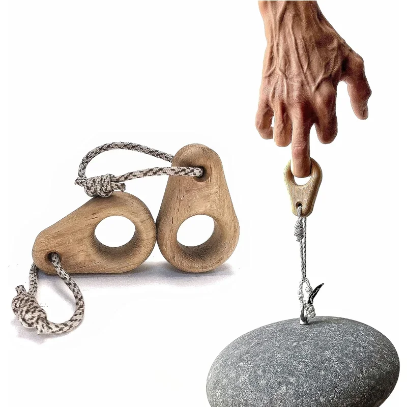 Wooden Mini Climbing Hangboard Portable Hangboard Finger Trainer Powerful Grip Strengthener Durable and Compact Star carabiner
Wooden Mini Climbing Hangboard Portable Hangboard Finger Trainer Powerful Grip Strengthener Durable and Compact Star carabiner